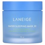 LANEIGE Water Sleeping Mask: Hydrating Korean Overnight Mask with Squalane & Probiotic-Derived Complex, for Bright, Glowing Skin & Barrier Support
