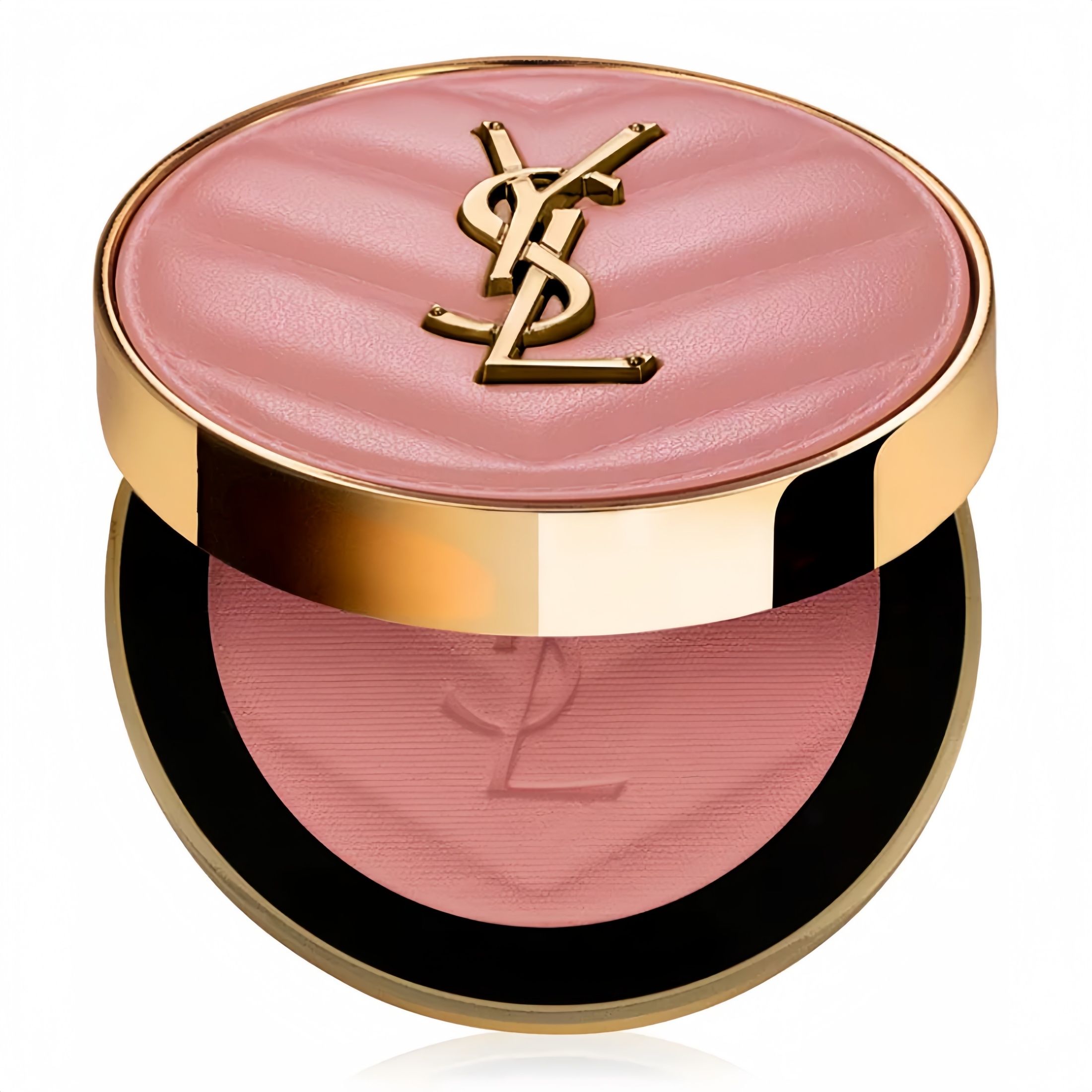 1 YSSH06 YSL Yves Saint Laurent Make Me Blush Bold Blurring Blush 6g - #06 Rose Haze Coral Peach w/ Golden Shimmer - Image 1