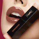 Yves Saint Laurent Red Liquid Lipstick Vinyl Cream Stain 407 Rouge Vinyle