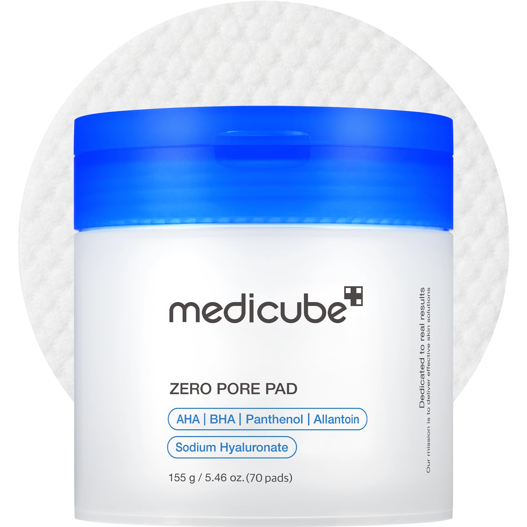 image_1 Medicube Zero Pore Pads 2.0, Dual-Textured Facial Toner Pads for Exfoliation and Pore Care with 4.5% AHA Lactic Acid & 0.45% BHA Salicylic Acid - Image 1