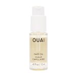 OUAI Travel Hair Oil 0.45 oz | TSA Approved Miniature | Frizz Tamer & Split End Sealer | With Heat Protection | Color Safe