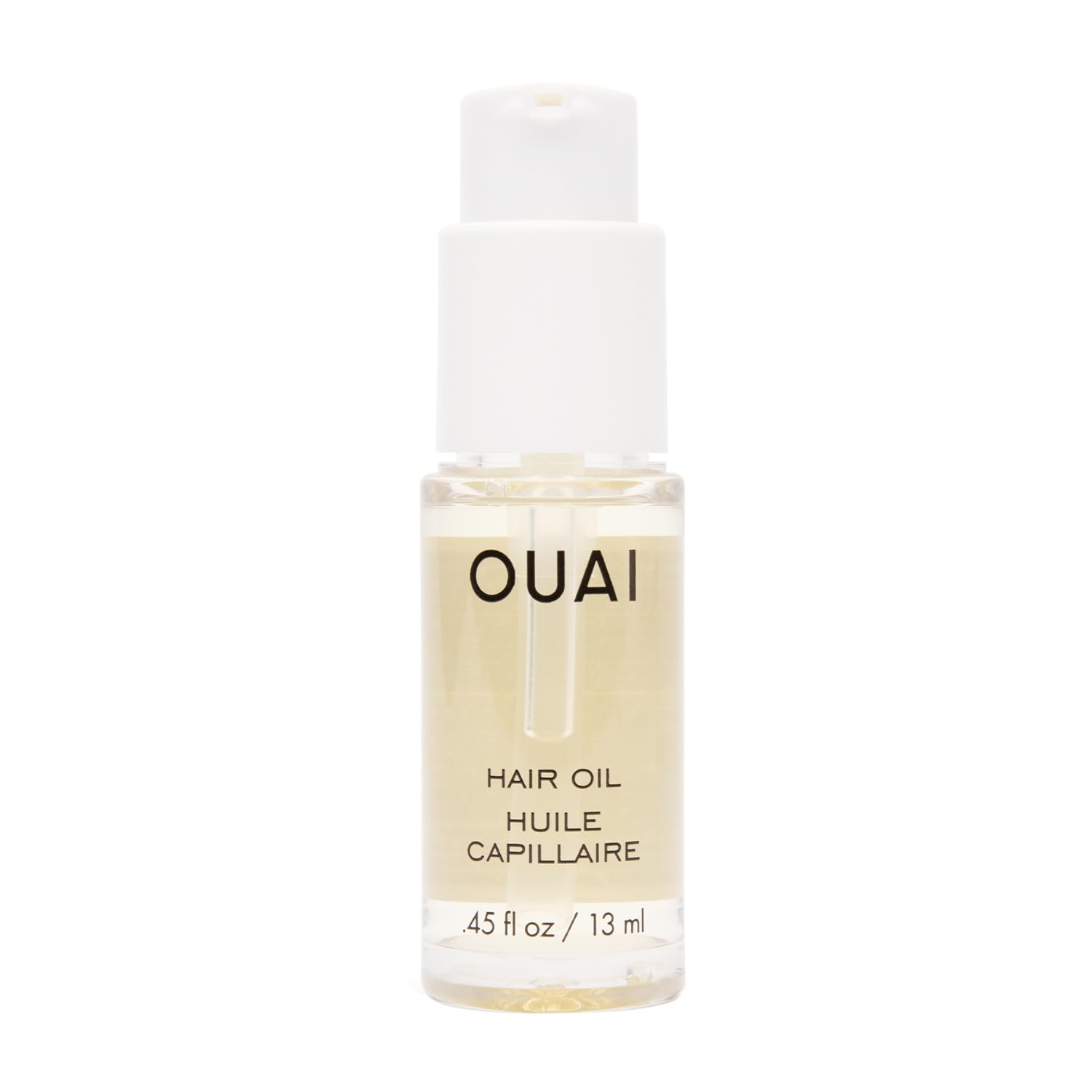 Version 1.0.0 OUAI Travel Hair Oil 0.45 oz | TSA Approved Miniature | Frizz Tamer & Split End Sealer | With Heat Protection | Color Safe - Image 1