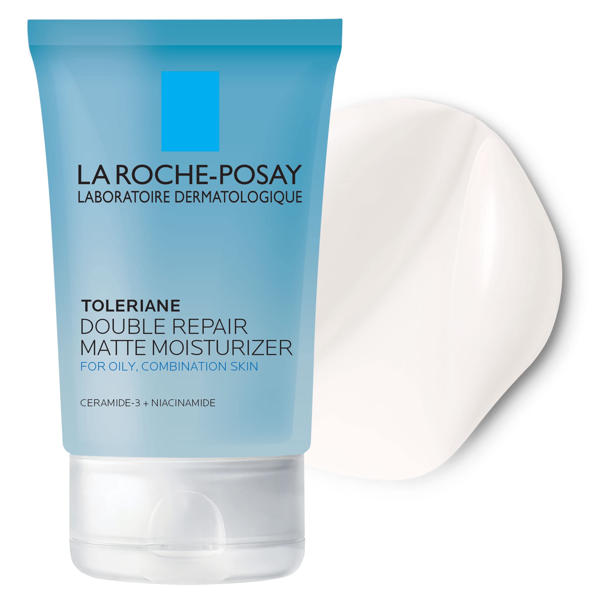 Version 1.0.0 La Roche-Posay Toleriane Double Repair Matte Face Moisturizer, Daily Moisturizer For Oily Skin With Ceramide And Niacinamide For All Skin Tones, Oil Free, Non-Comedogenic, Available with SPF 30 - Image 1