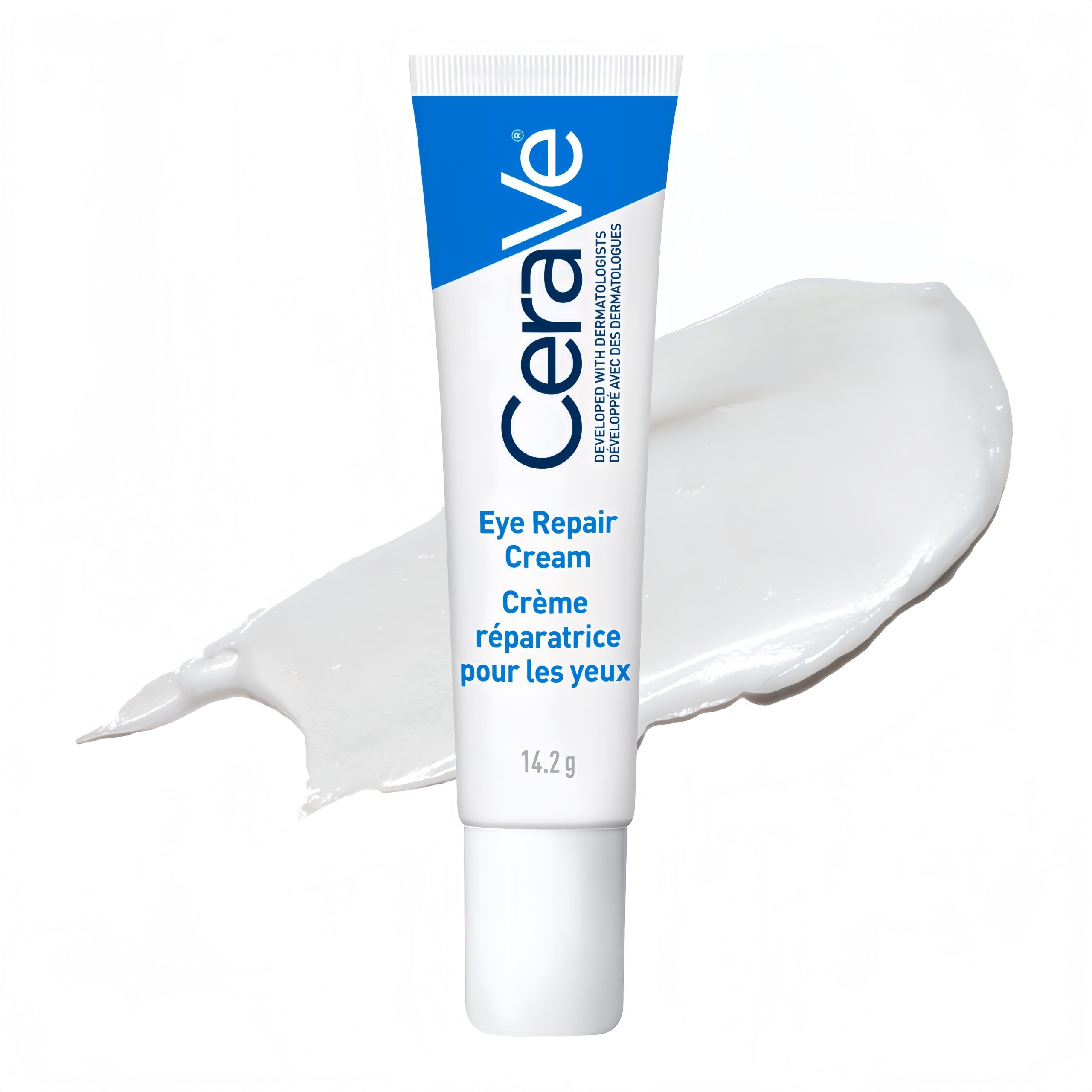 image_1_副本 CeraVe EYE CREAM with Hyaluronic Acid for Under Eye Dark circles & Puffiness, Ophthalmologist Tested for Sensitive Eye Area - Image 1
